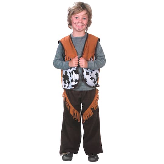 Brown & White Cowboy Child Costume By Northlight in Brown##white | Medium | Michaels®